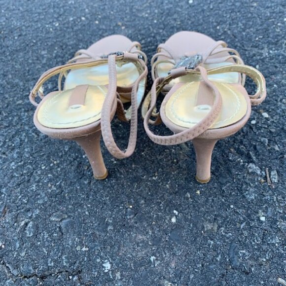 Nine West heeled sandals size 7.5 - Picture 6 of 13